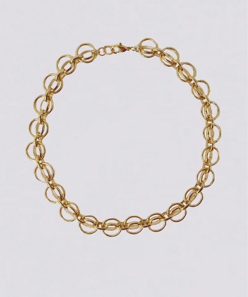 kiehtova（キエトヴァ）の「【kiehtova】OVAL CHAIN NECKLACE/オーバルチェーンネックレス（ネックレス・レディース・シルバー/ゴールド・FREE）」の5枚目の写真