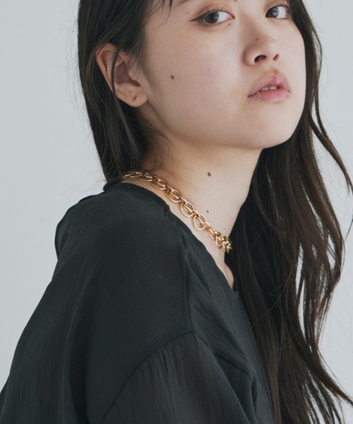 kiehtova（キエトヴァ）の「【kiehtova】OVAL CHAIN NECKLACE/オーバルチェーンネックレス（ネックレス・レディース・シルバー/ゴールド・FREE）」の11枚目の写真