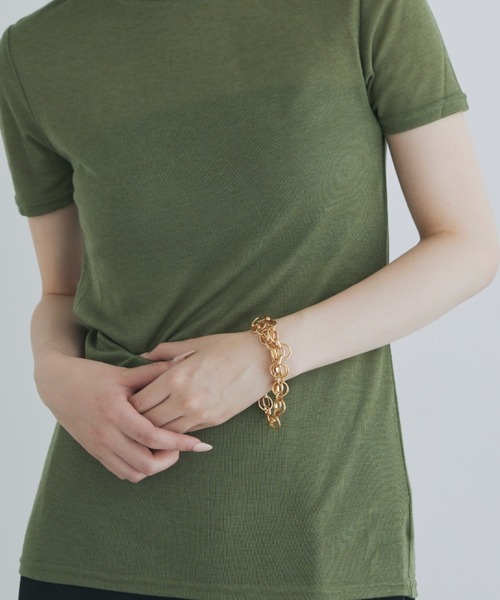 kiehtova（キエトヴァ）の「【kiehtova】OVAL CHAIN NECKLACE/オーバルチェーンネックレス（ネックレス・レディース・シルバー/ゴールド・FREE）」の12枚目の写真