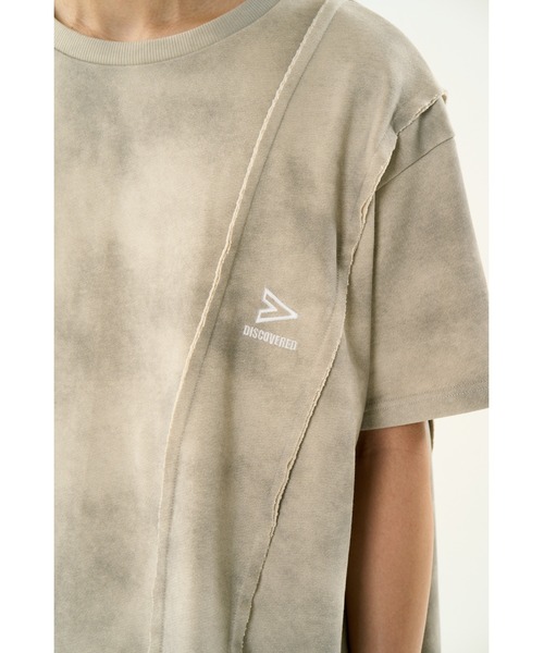 DISCOVERED(ディスカバード)の「DOCKING DAMAGE WIDE TEE(Tシャツ/カットソー・メンズ・ブラック/ベージュ・SMALL/LARGE)」の18枚目の写真