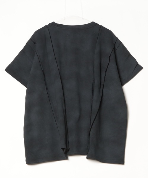 DISCOVERED(ディスカバード)の「DOCKING DAMAGE WIDE TEE(Tシャツ/カットソー・メンズ・ブラック/ベージュ・SMALL/LARGE)」の21枚目の写真