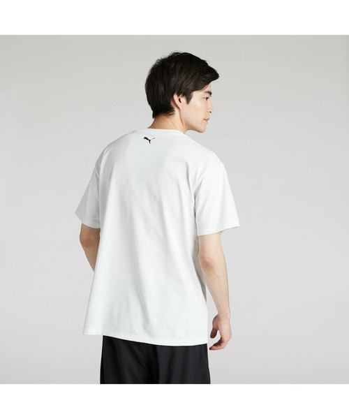PUMA(プーマ)の「PUMA プーマ メンズ ESS MX リラックス グラフィック 半袖 Tシャツ(Tシャツ/カットソー・メンズ・ホワイト/ブラック/ブルー系その他・MEDIUM/SMALL/X-LARGE/XX-LARGE/LARGE)」の10枚目の写真
