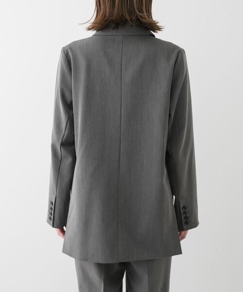 SENSE OF PLACE by URBAN RESEARCH（センスオブプレイスバイアーバンリサーチ）の「『セットアップ対応』 ダブルテーラードジャケット（その他アウター・レディース・ブラック/グレー/チェック・ONE）」の20枚目の写真