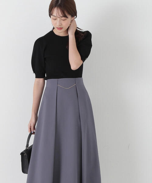 PROPORTION BODY DRESSING(プロポーションボディドレッシング)の「パフスリーブリブニット / 1215170301(ニット/セーター・レディース・レッド/ホワイト系その他/ブラック/グレー・SMALL/MEDIUM)」の19枚目の写真