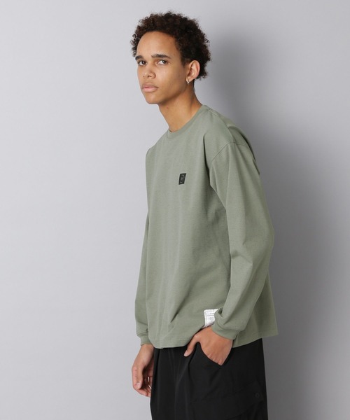 NUMERALS(ヌメラルズ)の「【NUMERALS】ワンポイントロゴTEE(Tシャツ/カットソー・メンズ・オフホワイト/カーキ/ブラック・SMALL/LARGE/MEDIUM)」の12枚目の写真