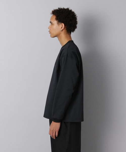 NUMERALS(ヌメラルズ)の「【NUMERALS】ワンポイントロゴTEE(Tシャツ/カットソー・メンズ・オフホワイト/カーキ/ブラック・SMALL/LARGE/MEDIUM)」の14枚目の写真