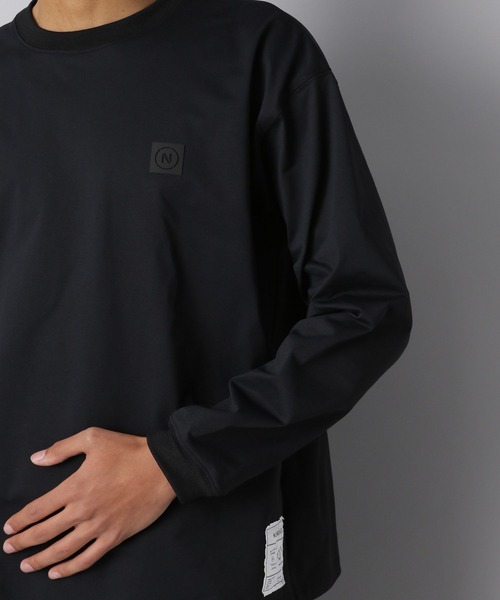 NUMERALS(ヌメラルズ)の「【NUMERALS】ワンポイントロゴTEE(Tシャツ/カットソー・メンズ・オフホワイト/カーキ/ブラック・SMALL/LARGE/MEDIUM)」の17枚目の写真