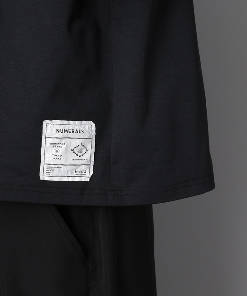NUMERALS(ヌメラルズ)の「【NUMERALS】ワンポイントロゴTEE(Tシャツ/カットソー・メンズ・オフホワイト/カーキ/ブラック・SMALL/LARGE/MEDIUM)」の18枚目の写真