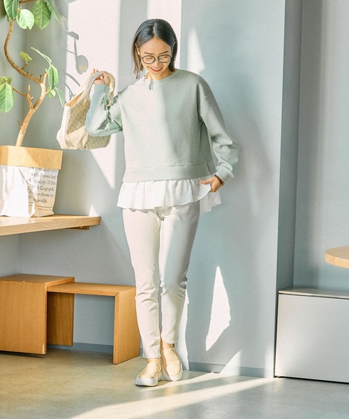 FOUND GOOD(ファウンドグッド)の「25/レギパン(その他パンツ・レディース・ブルー系5/ブラック/アイボリー/ピンク系2/ネイビー/ベージュ・XL/L/S/M)」の4枚目の写真