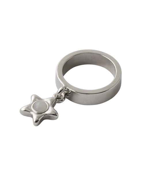 X-girl（エックスガール）の「LUMINOUS STAR RING（リング・レディース・シルバー/ゴールド・ONE SIZE）」の2枚目の写真