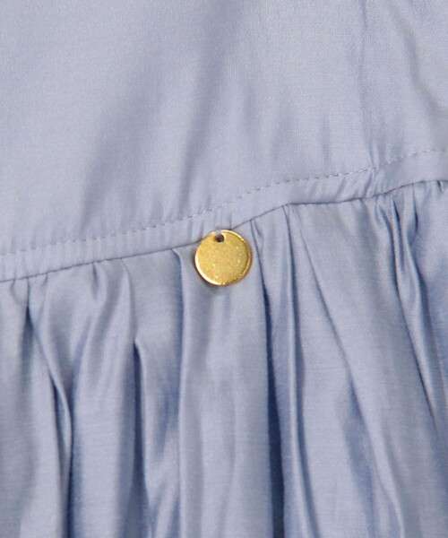 MICO COULIER（ミコクリエ）の「《セットアップ対応》シルキーローンスカート（スカート・レディース・サックスブルー/オフホワイト/チャコールグレー・38/36）」の15枚目の写真