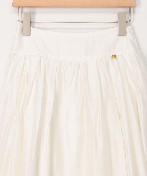 MICO COULIER（ミコクリエ）の「《セットアップ対応》シルキーローンスカート（スカート・レディース・サックスブルー/オフホワイト/チャコールグレー・38/36）」の22枚目の写真
