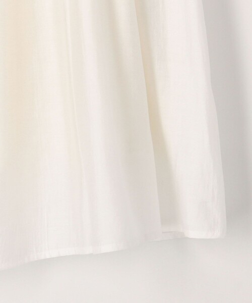 MICO COULIER（ミコクリエ）の「《セットアップ対応》シルキーローンスカート（スカート・レディース・サックスブルー/オフホワイト/チャコールグレー・38/36）」の6枚目の写真