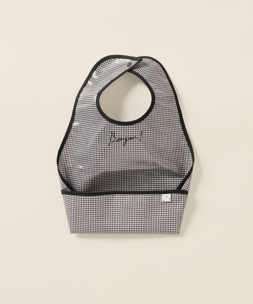 IENA ENFANT(イエナアンファン)の「《追加》【BASIC】お食事スタイ baby(スタイ/よだれかけ・キッズ・ブラック/ブラック系その他/ホワイト/ホワイト系その他・FREE)」の3枚目の写真