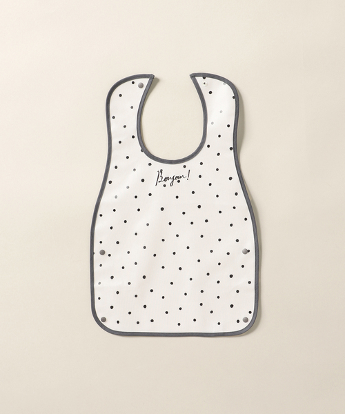 IENA ENFANT(イエナアンファン)の「《追加》【BASIC】お食事スタイ baby(スタイ/よだれかけ・キッズ・ブラック/ブラック系その他/ホワイト/ホワイト系その他・FREE)」の8枚目の写真