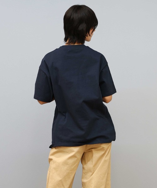 ムラサキスポーツ(ムラサキスポーツ)の「RIKKA FEMME/リッカファム Tシャツ RF25SS11(Tシャツ/カットソー・レディース・ライトベージュ/ネイビー/ホワイト・FREE)」の18枚目の写真