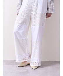 DOLLUPOOPS | 異素材切替レースパンツ(その他パンツ)