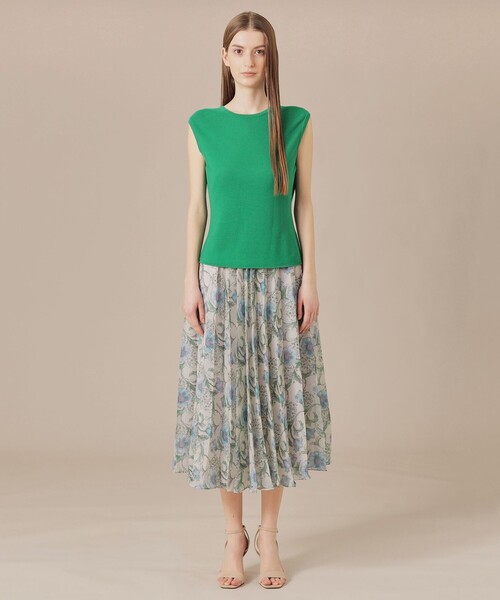 MACKINTOSH LONDON(マッキントッシュ ロンドン)の「【婦人画報掲載】【BIBURY FLOWER】ドローイングカラーバイブリーフラワースカート(スカート・レディース・ピンク系その他2/ブルー・38/36)」の10枚目の写真