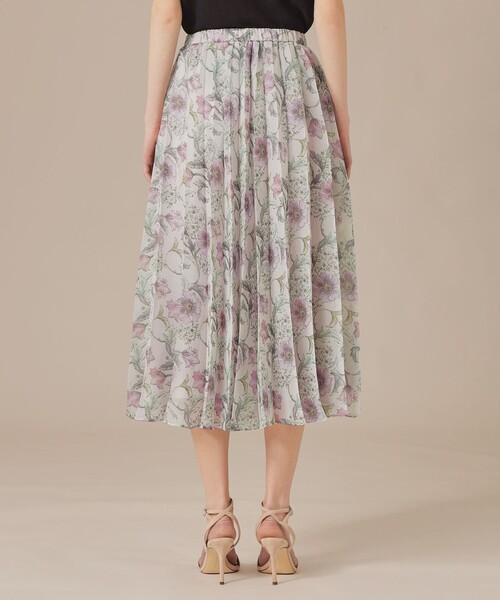 MACKINTOSH LONDON(マッキントッシュ ロンドン)の「【婦人画報掲載】【BIBURY FLOWER】ドローイングカラーバイブリーフラワースカート(スカート・レディース・ピンク系その他2/ブルー・38/36)」の7枚目の写真