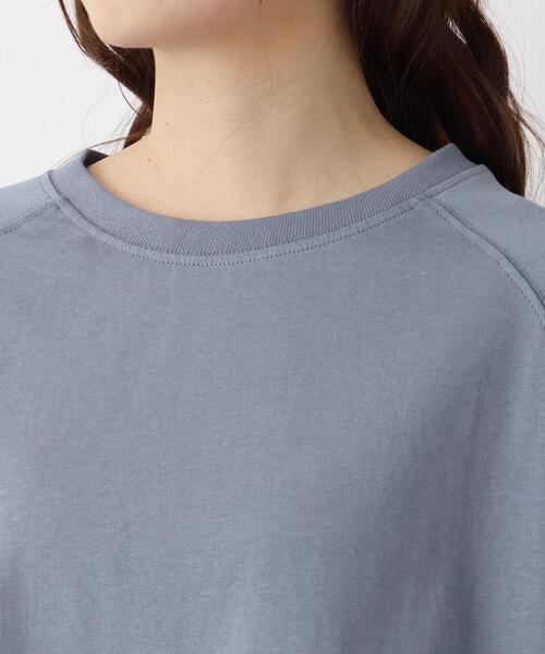 one'sterrace(ワンズテラス)の「ゆったりラグラン 7分袖ムジプルオーバー(Tシャツ/カットソー・レディース・ホワイト系9/グレー系その他7/カーキ系5/ブルー系その他7/ベージュ系8・02)」の19枚目の写真