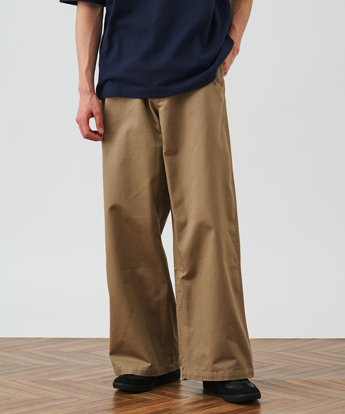 JNCベージュ スーパーバギーチノパン JEANASIS（ジーナシス）の「スーパーバギーチノパンツ（）」 - WEAR