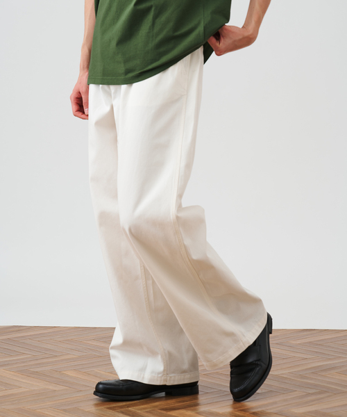 B.C STOCK(ベーセーストック)の「【GRANTEX / グランテックス】バギーチノパンツ(チノパンツ・メンズ・ホワイト/ベージュ系その他/ベージュ・MEDIUM/LARGE)」の6枚目の写真