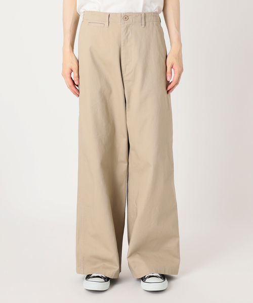 B.C STOCK(ベーセーストック)の「【GRANTEX / グランテックス】バギーチノパンツ(チノパンツ・メンズ・ホワイト/ベージュ系その他/ベージュ・MEDIUM/LARGE)」の16枚目の写真