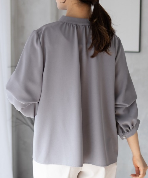 NAVY（ネイビー）の「nAvy マルチウェイブラウス（シャツ/ブラウス・レディース・ライトグレー/ブラック系その他/ベージュ・M/L）」の11枚目の写真