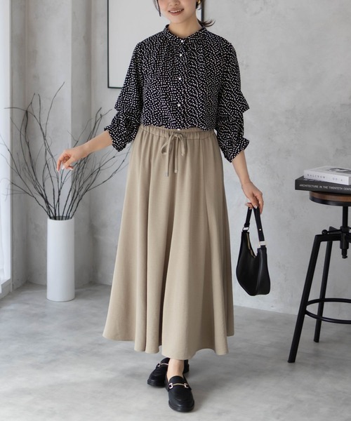 NAVY（ネイビー）の「nAvy マルチウェイブラウス（シャツ/ブラウス・レディース・ライトグレー/ブラック系その他/ベージュ・M/L）」の12枚目の写真
