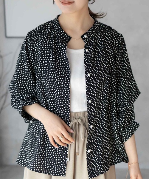 NAVY（ネイビー）の「nAvy マルチウェイブラウス（シャツ/ブラウス・レディース・ライトグレー/ブラック系その他/ベージュ・M/L）」の16枚目の写真