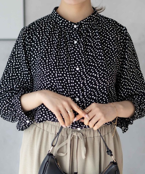 NAVY（ネイビー）の「nAvy マルチウェイブラウス（シャツ/ブラウス・レディース・ライトグレー/ブラック系その他/ベージュ・M/L）」の14枚目の写真