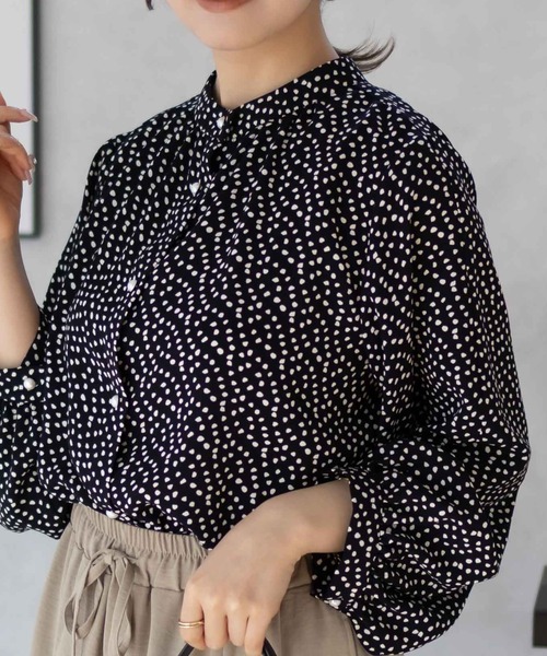 NAVY（ネイビー）の「nAvy マルチウェイブラウス（シャツ/ブラウス・レディース・ライトグレー/ブラック系その他/ベージュ・M/L）」の15枚目の写真