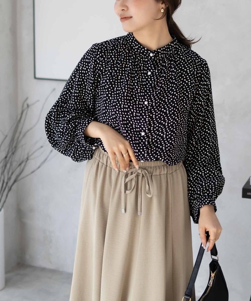 NAVY（ネイビー）の「nAvy マルチウェイブラウス（シャツ/ブラウス・レディース・ライトグレー/ブラック系その他/ベージュ・M/L）」の13枚目の写真