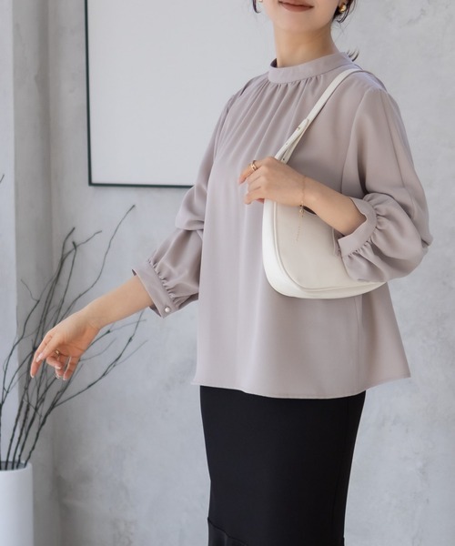 NAVY（ネイビー）の「nAvy マルチウェイブラウス（シャツ/ブラウス・レディース・ライトグレー/ブラック系その他/ベージュ・M/L）」の19枚目の写真