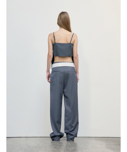 LOW CLASSIC（ロウ　クラシック）の「CLASSIC SCARF TOP（キャミソール・レディース・グレー・S）」の13枚目の写真