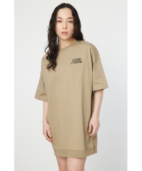 RODEO CROWNS WIDE BOWL(ロデオクラウンズワイドボウル)の「Tagging Big Crownワンピース(ワンピース・レディース・オフホワイト/ブラック/クリアレッド/ライトカーキ・FREE)」の16枚目の写真