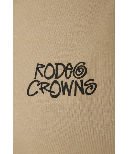 RODEO CROWNS WIDE BOWL(ロデオクラウンズワイドボウル)の「Tagging Big Crownワンピース(ワンピース・レディース・オフホワイト/ブラック/クリアレッド/ライトカーキ・FREE)」の8枚目の写真