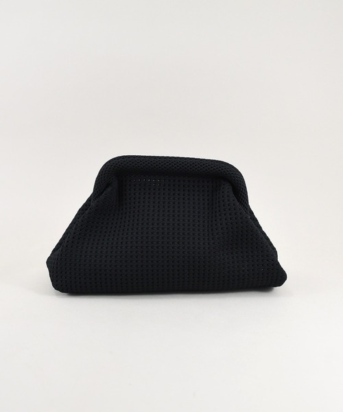 styiro(スタイロ)の「メッシュがま口クラッチバッグ/バッグインポーチ(クラッチバッグ・レディース・パープル/ピンク/グリーン/ホワイト/イエロー/オレンジ/ブラック・FREE)」の22枚目の写真