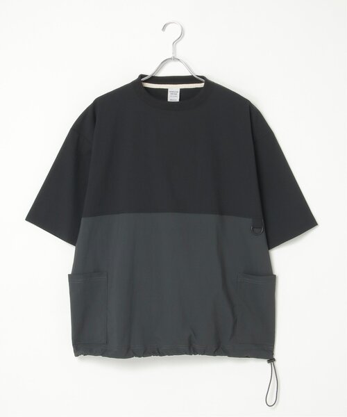 NO NEED(ノーニード)の「キャリーポケットT(Tシャツ/カットソー・メンズ・ブラック/ホワイト・L/M)」の9枚目の写真