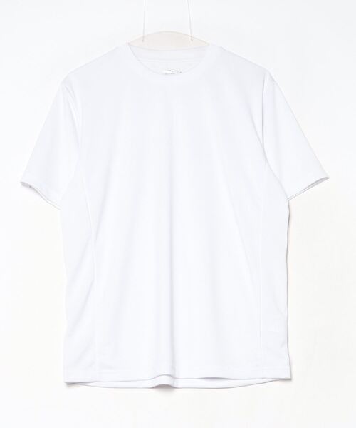 TIGORA（ティゴラ）の「ティゴラ TIGORA iCOOL 遮熱UV Tシャツ（Tシャツ/カットソー・メンズ・ホワイト/ベージュ/ダークグレー/ネイビー/カーキ/ブラック・4L/S/M/L/LL/3L/SS）」の2枚目の写真