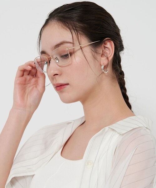 BEAUTY&YOUTH UNITED ARROWS（ビューティーアンドユースユナイテッドアローズ）の「メタルフレーム スクエア サングラス（サングラス・レディース・シルバー/ゴールド・FREE）」の9枚目の写真