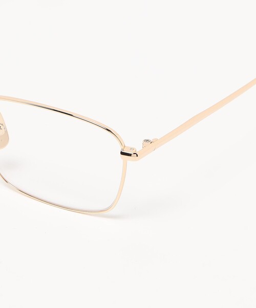 BEAUTY&YOUTH UNITED ARROWS（ビューティーアンドユースユナイテッドアローズ）の「メタルフレーム スクエア サングラス（サングラス・レディース・シルバー/ゴールド・FREE）」の4枚目の写真