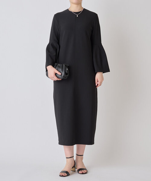 LIVETART（リヴェタート）の「ベルスリーブワンピース（ワンピース・レディース・アイボリー/ブラック・FREE）」の15枚目の写真