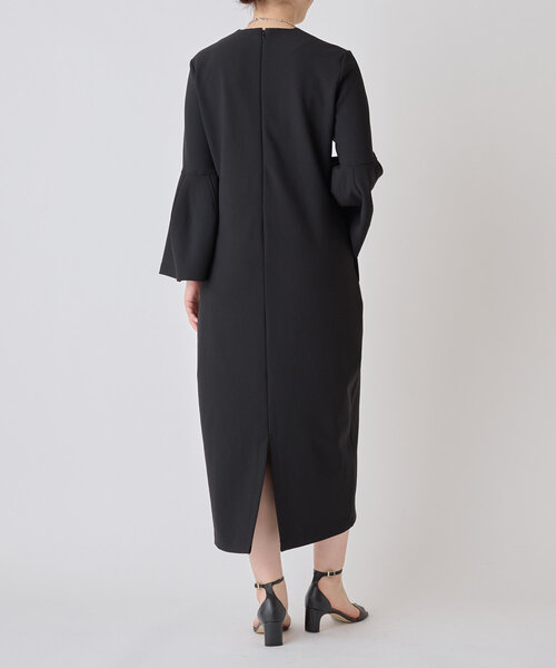 LIVETART（リヴェタート）の「ベルスリーブワンピース（ワンピース・レディース・アイボリー/ブラック・FREE）」の12枚目の写真