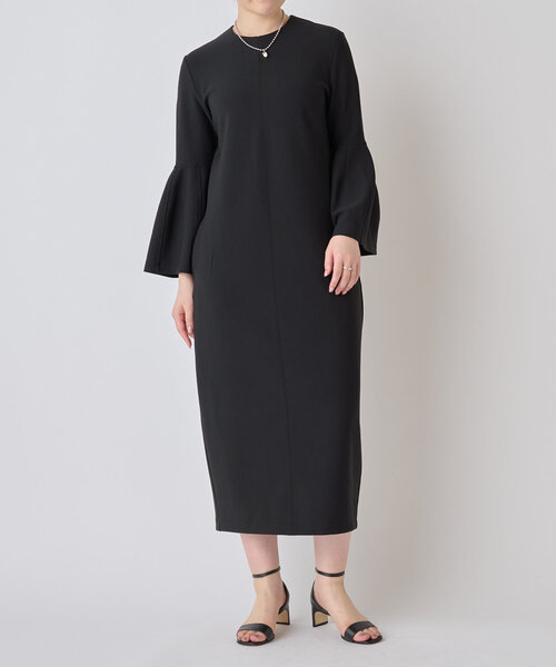 LIVETART（リヴェタート）の「ベルスリーブワンピース（ワンピース・レディース・アイボリー/ブラック・FREE）」の10枚目の写真