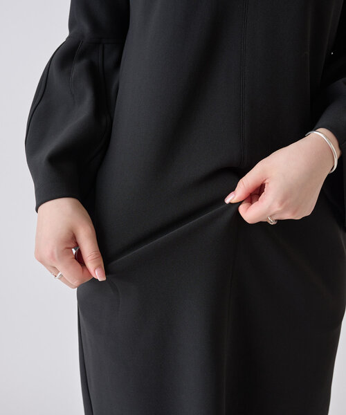 LIVETART（リヴェタート）の「ベルスリーブワンピース（ワンピース・レディース・アイボリー/ブラック・FREE）」の4枚目の写真