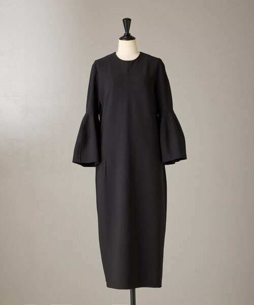 LIVETART（リヴェタート）の「ベルスリーブワンピース（ワンピース・レディース・アイボリー/ブラック・FREE）」の3枚目の写真