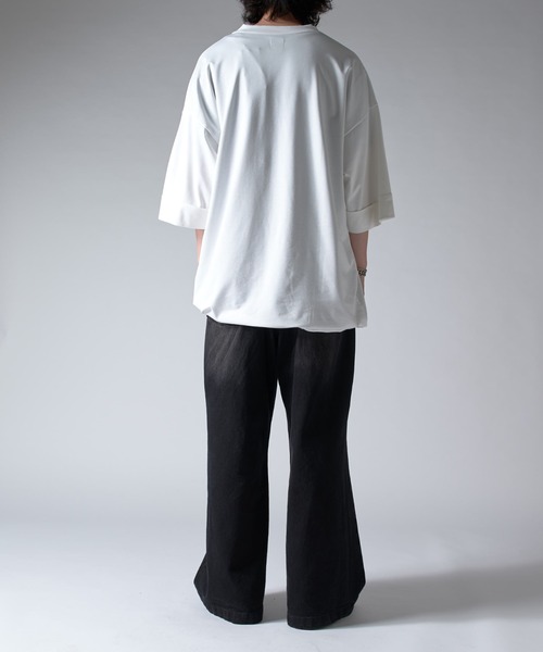 Lui's（ルイス）の「SHINE ビッグTシャツ（Tシャツ/カットソー・メンズ・ホワイト/グレー/チャコールグレー/ブラック・FREE）」の8枚目の写真