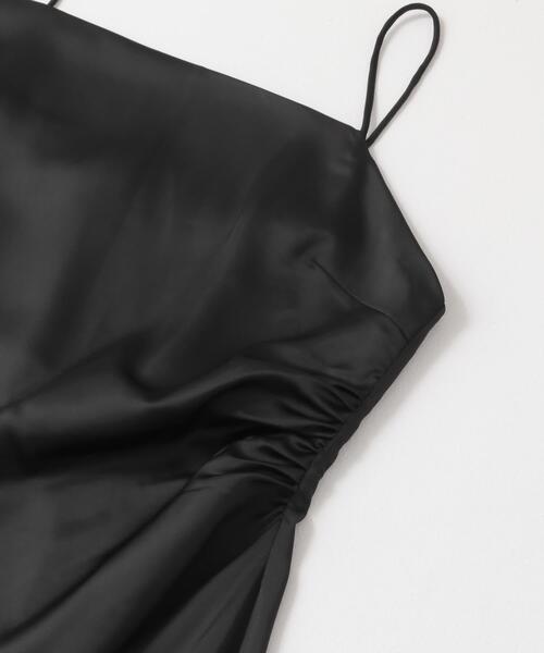 SENSE OF PLACE by URBAN RESEARCH（センスオブプレイスバイアーバンリサーチ）の「サテンタックミニキャミワンピース（ワンピース・レディース・ブラック/オフホワイト・ONE）」の13枚目の写真