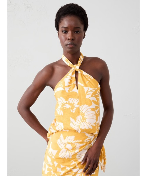 セール】BANANA REPUBLIC FACTORY STORE ノットフロント ホルター